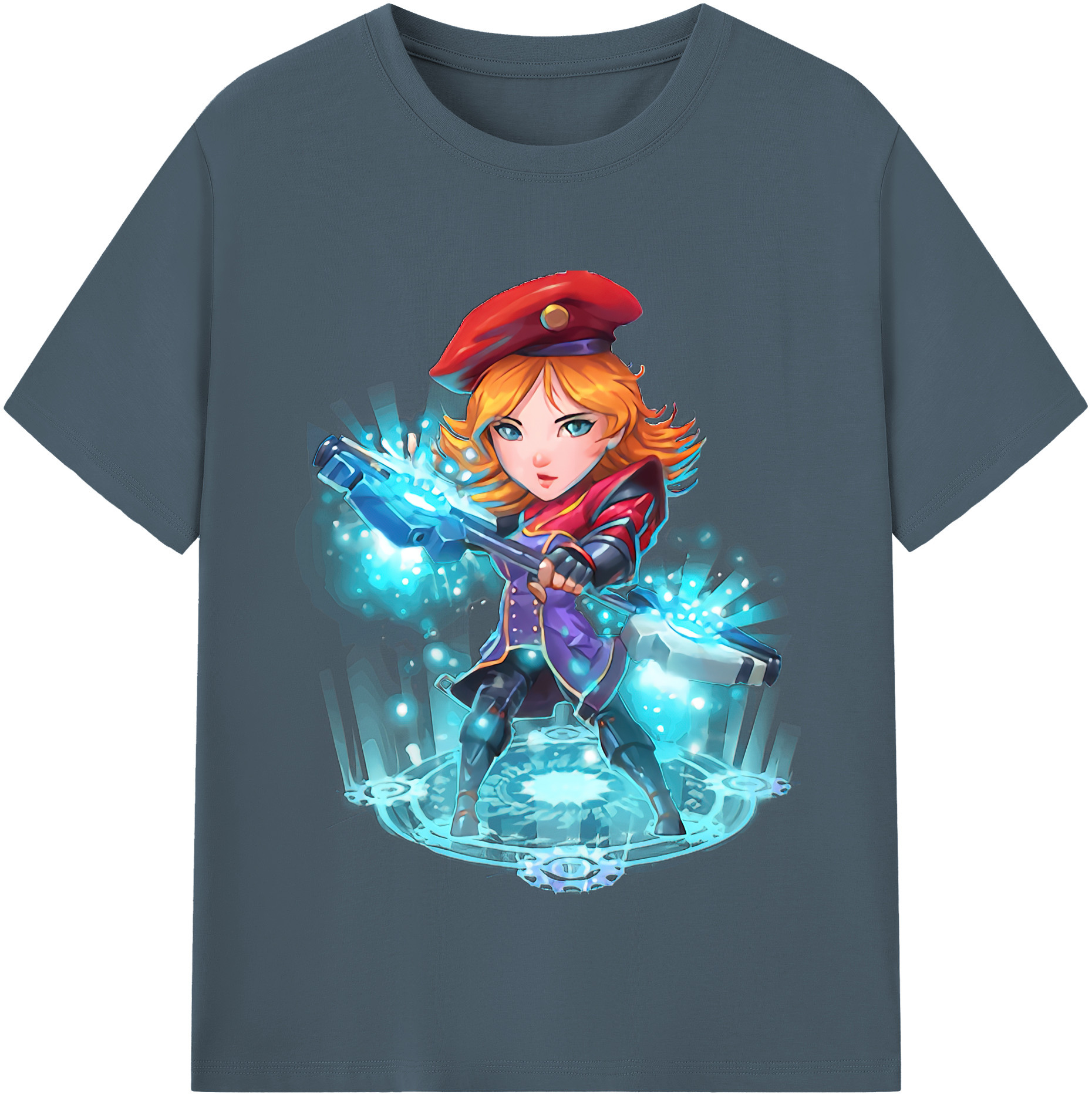 リーグ・オブ・レジェンド League of Legends LOL 綿100％半袖Tシャツ（フロントプリント）